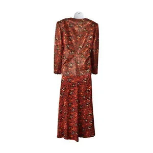 Rickie Freeman for Teri Jon | Jackets & Coats | B4 Auth Rickie Freeman For Teri  Jon Red Metallic Tread Jacket Pants Set Size 2 | Poshmark